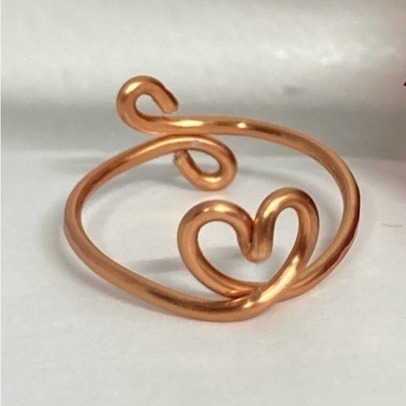 NEW | Women’s Copper Toe Ring Adjustable - Picture 1 of 3